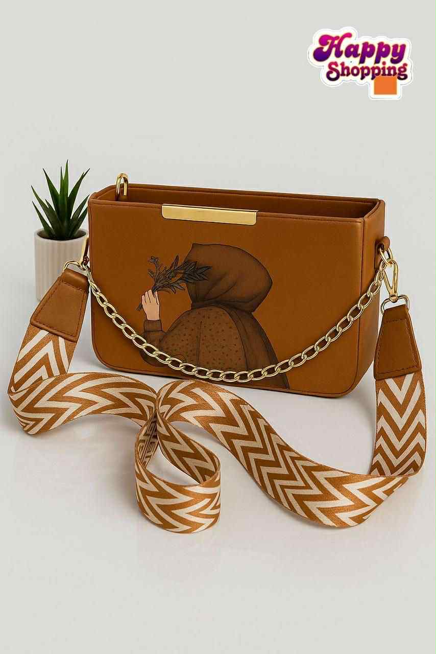 Elegant Floral Crossbody Bag