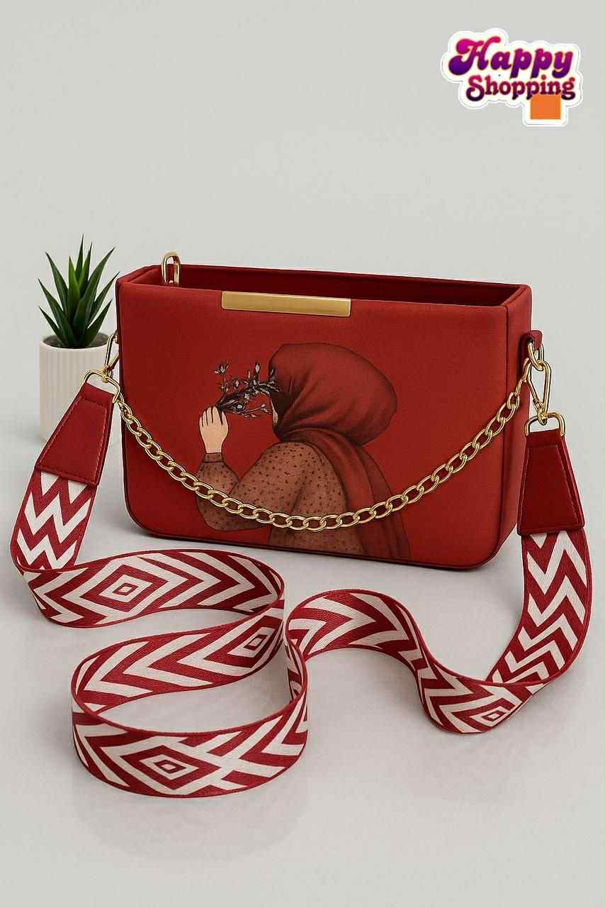 Elegant Floral Crossbody Bag