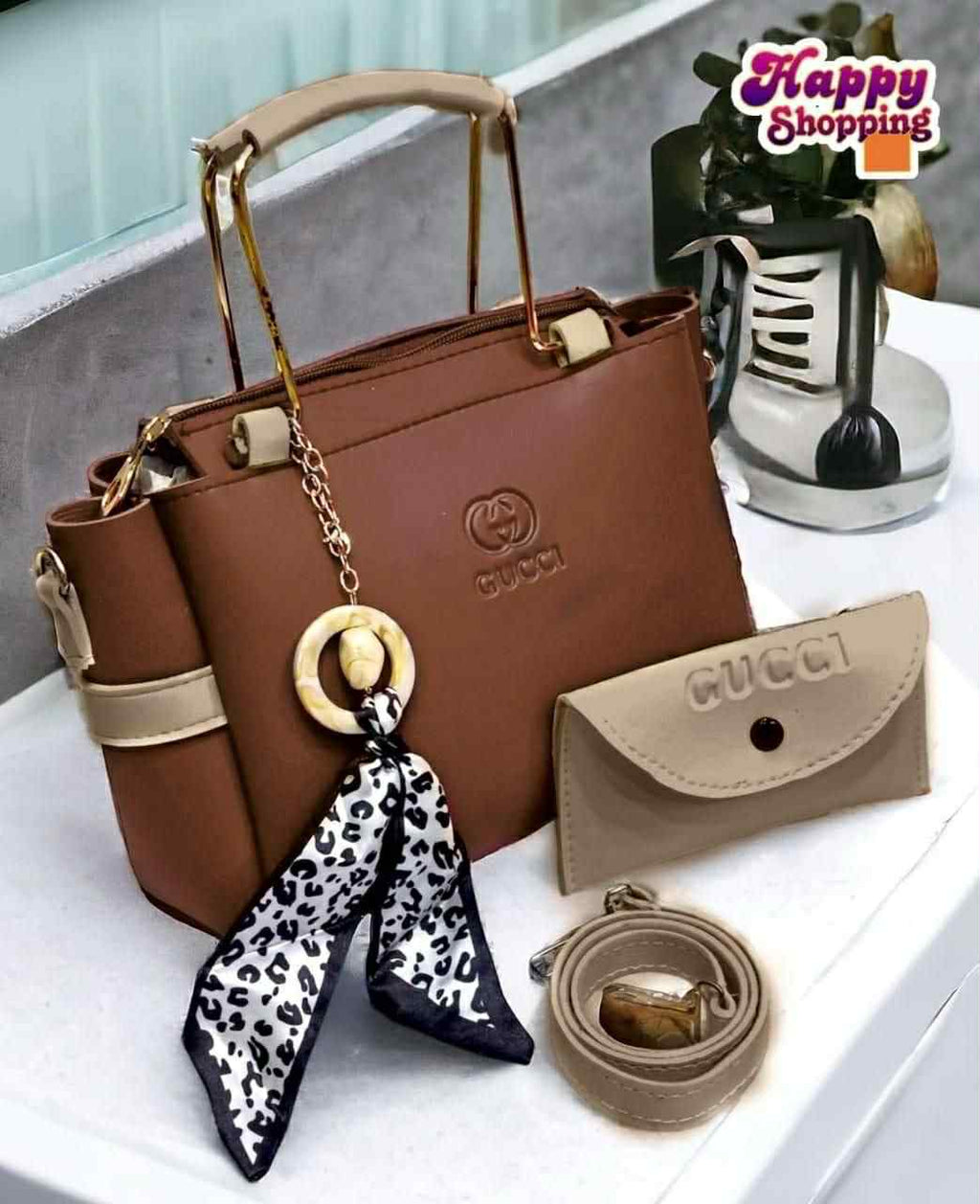 Gucci Luxury Fashion Handbag Set