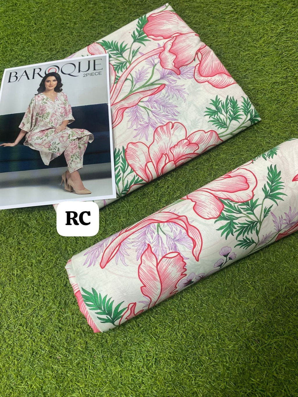 Premium Floral Printed 2-Piece Suit