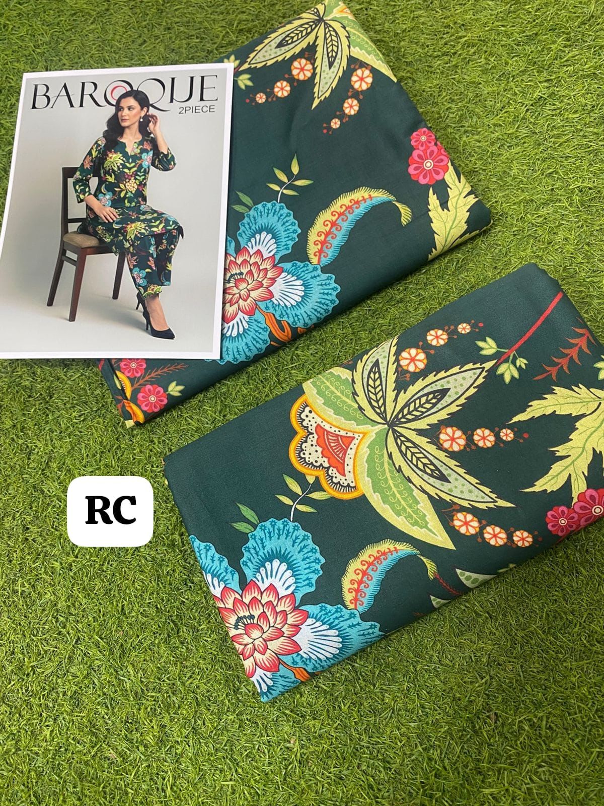 Premium Floral Printed 2-Piece Suit