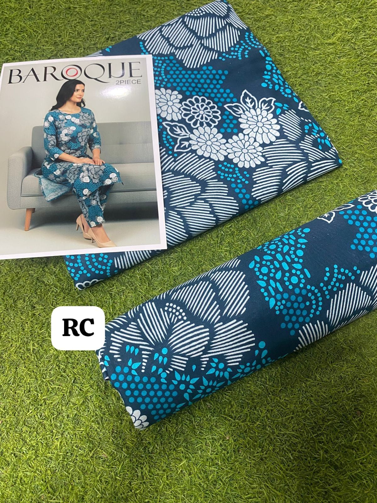 Premium Floral Printed 2-Piece Suit