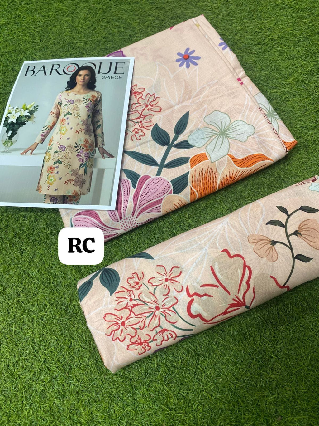 Premium Floral Printed 2-Piece Suit