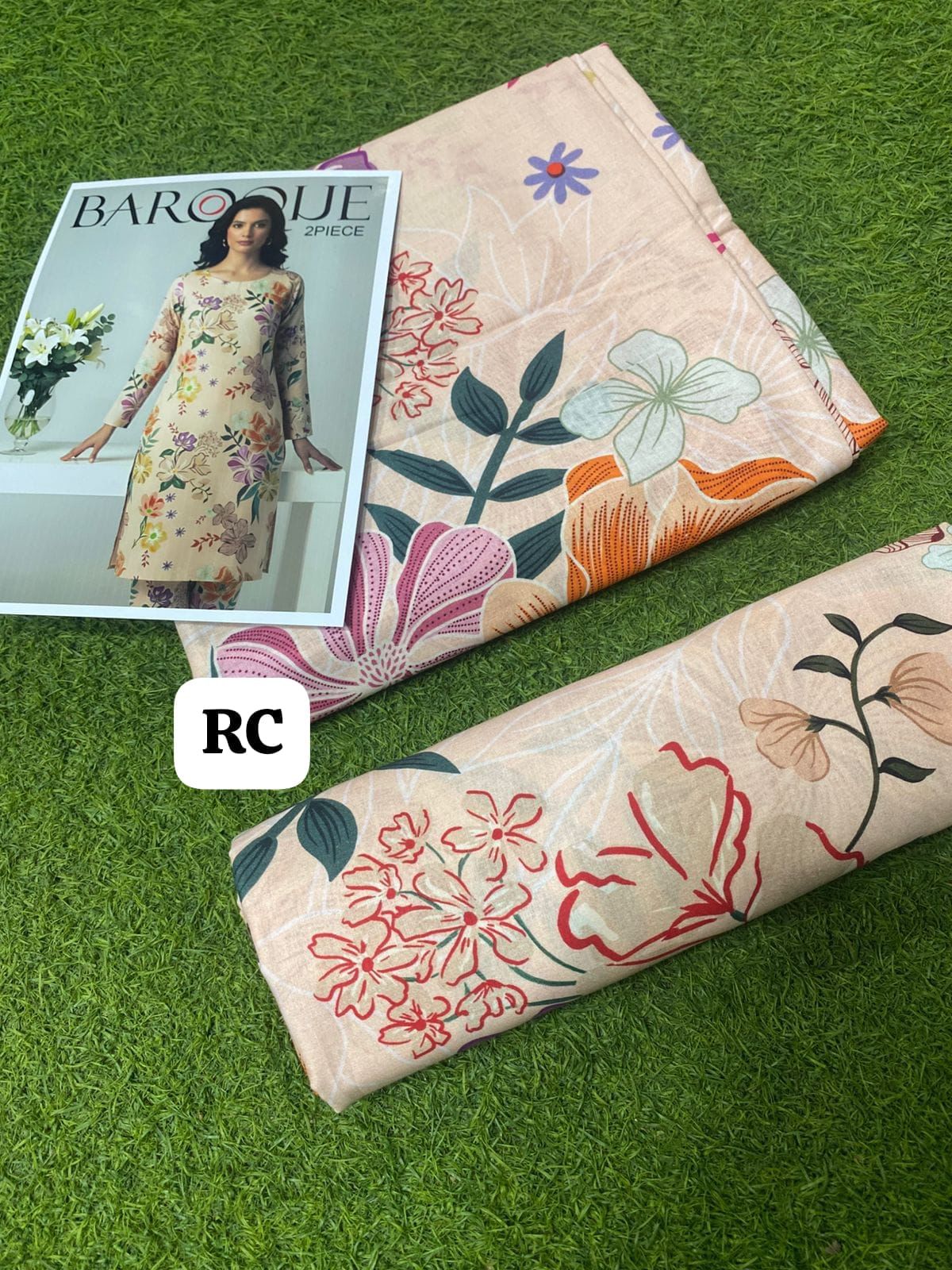 Premium Floral Printed 2-Piece Suit