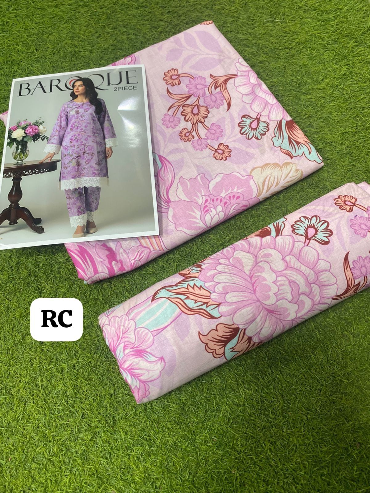 Premium Floral Printed 2-Piece Suit