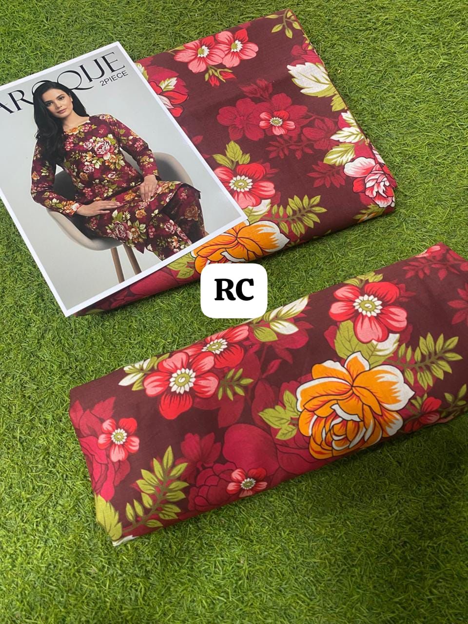 Premium Floral Printed 2-Piece Suit