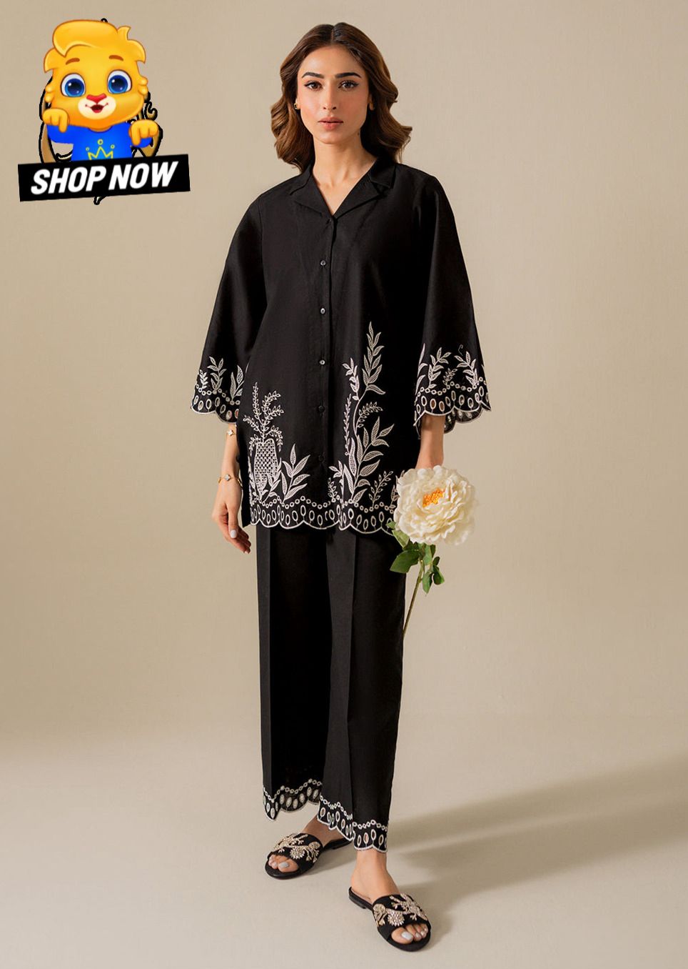 Premium Embroidered 2-Piece Suit