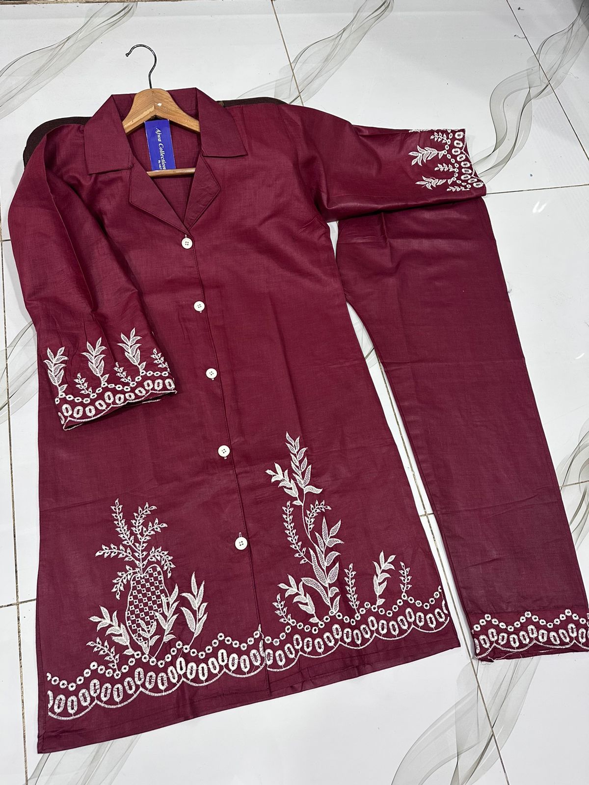 Premium Embroidered 2-Piece Suit