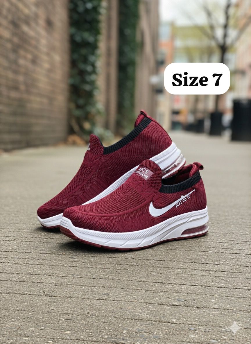 Women’s Premium Comfort Slip-On Sneakers – Air Cushion Sole