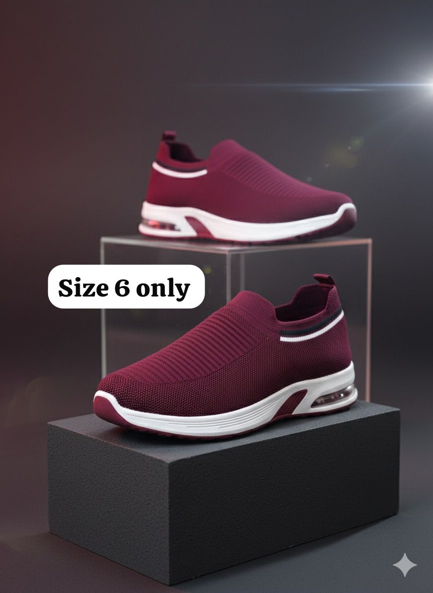 Women’s Premium Comfort Slip-On Sneakers – Air Cushion Sole