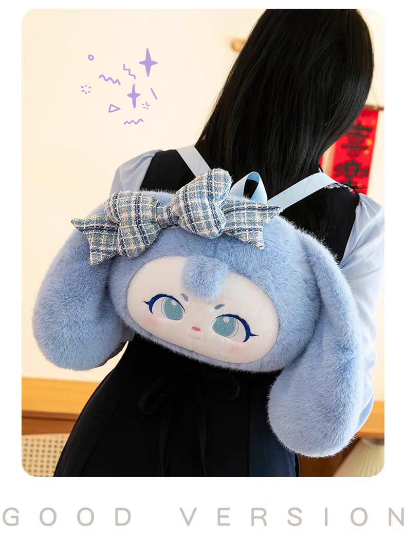 🎀 New Doll Plush Fluffy Large Backpacks – Soft, Cute &amp; Spacious ✨