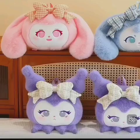 🎀 New Doll Plush Fluffy Large Backpacks – Soft, Cute &amp; Spacious ✨